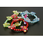 Kinder Armbänder, mit Imitationsperle Acrylperlen und transparente Acryl-Perlen, 45 mm