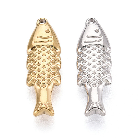 304 из нержавеющей стали рыба кулоны