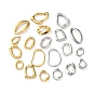 10 шт. 10 стили 304 соединительные кольца из нержавеющей стали, разнообразные