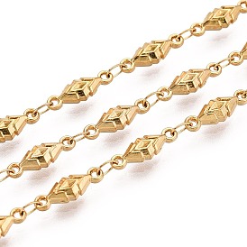 5м 304 ромбовидные звенья из нержавеющей стали, пайки, с катушкой, ионное покрытие (ip)