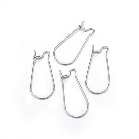 316L Titanium Steel Hoop Earrings