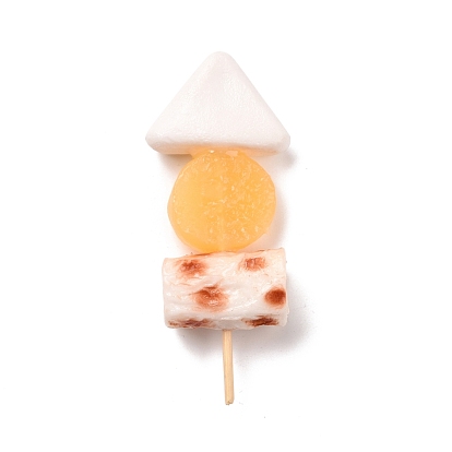 Imitation Food Resin Barbecue Skewer Model Toy, Display Decorations, Barbecue Meat Balls