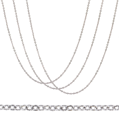 304 Stainless Steel Cable Chain Necklaces