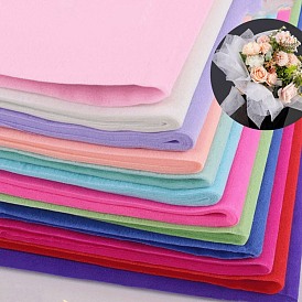 Non-Woven Solid Colors Cotton Paper Flower Wrapping Paper, Florist Bouquet Paper, DIY Crafts