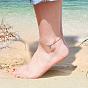 SHEGRACE 925 Sterling Silver Anklet, with Round Charm