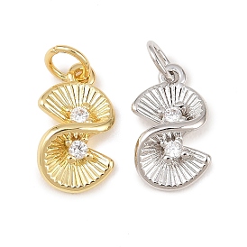 Латунные микро проложить кубического циркония прелести, без свинца и без кадмия, долговечный, стойки покрытие