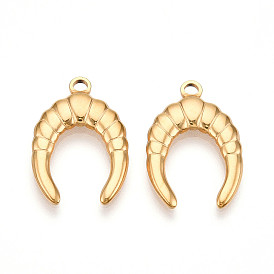 304 подвески из нержавеющей стали, ионное покрытие (ip), рога прелести