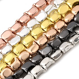 Стеклянные бусины с гальваническим покрытием , голова кошки 