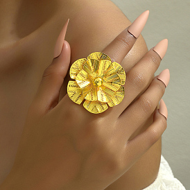 Роскошное железное полое свадебное кольцо-манжета для невесты, женское кольцо