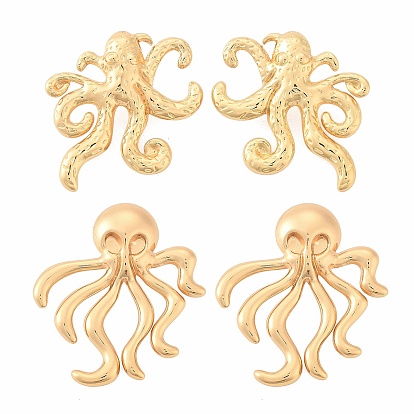 304 серьги-гвоздики из нержавеющей стали для женщин, золотые