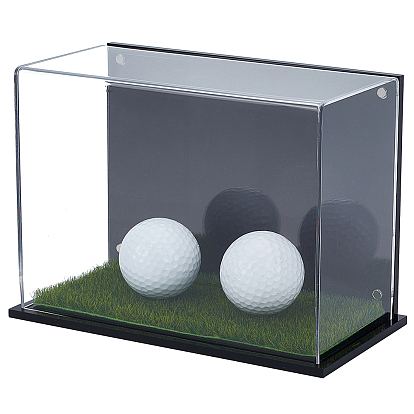 Acrylic & Magnet & Plastic Display Box, Golf Ball Display Box