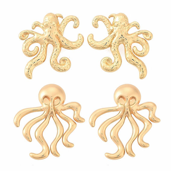 304 серьги-гвоздики из нержавеющей стали для женщин, золотые