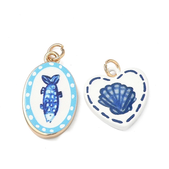 Латунь эмаль подвески