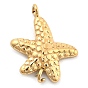 Ионное покрытие (ip) 304 подвески из нержавеющей стали, морская звезда