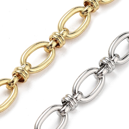 Цепи с овальными звеньями из латуни, несварные, с катушкой, долговечный, без кадмия и без свинца