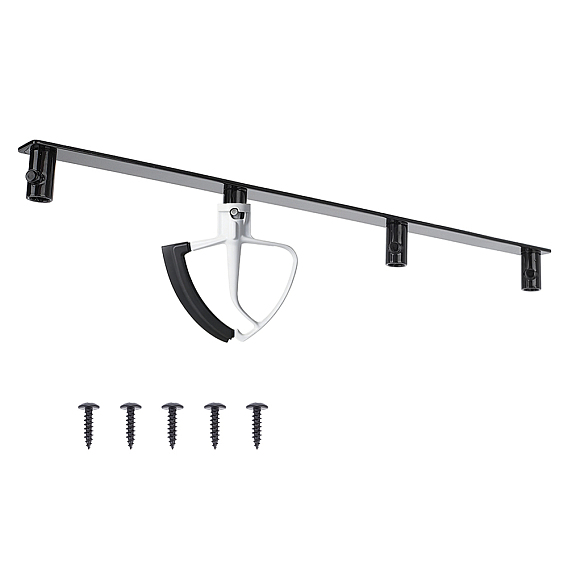 1Pc Iron Stand Mixer Attachment Storage Organizer, with 5Pcs Carbon Steel Screws