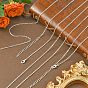 6Pcs Iron Cable Chains Necklaces Set for Women