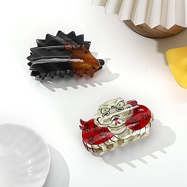 Заколки для волос из ацетата целлюлозы в форме когтей животных, аксессуары для волос для женщин и девочек