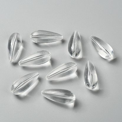Transparent Acrylic Beads, Drop
