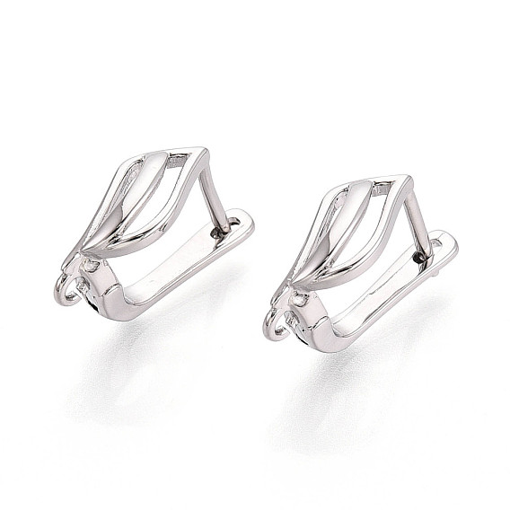 Латунная фурнитура для хооп серег, без кадмия, без никеля и без свинца, лист