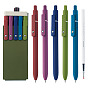 5Pcs Plastic Gel Pen, with 5Pcs Plastic Ballpoint Pen Refills, Office & School Supplies