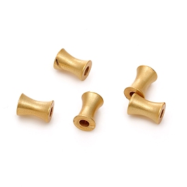 Brass Beads, Long-Lasting Plated, Matte Style, Diabolo
