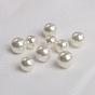 South Sea Pearl DIY Jewelry Accessories, Round, Half Drilled
