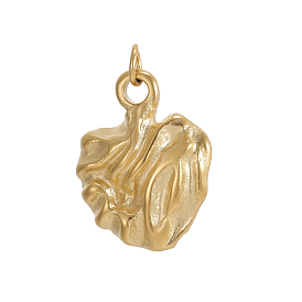 Текстурированные 304 подвески из нержавеющей стали, шарма сердца, ионное покрытие (ip), долговечный