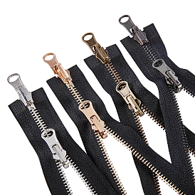 Nylon Garment Accessories, Zip-fastener Component Sets, Nylon and Brass Zipper & Alloy Zipper Puller