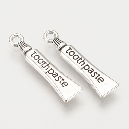 Tibetan Style Alloy Pendants, Toothpaste, Cadmium Free & Lead Free