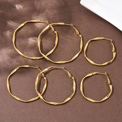 Серьги из 304 нержавеющей стали, ионное покрытие (ip)