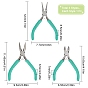 SUNNYCLUE 45# Carbon Steel Jewelry Pliers, Nose Pliers, Polishing