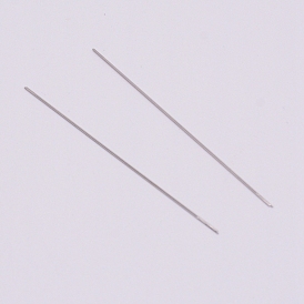 Carbon Steel Long Straight Sewing Embroidery Threads, for Braided Bracelet Necklace Jewelry Making