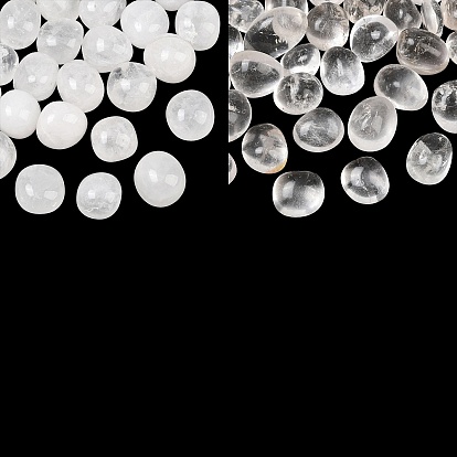 Natural Quartz Crystal Rock Crystal Beads, Tumbled Stone, Nuggets, No Hole/Undrilled, Vase Filler Gems