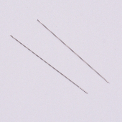 Carbon Steel Long Straight Sewing Embroidery Threads, for Braided Bracelet Necklace Jewelry Making