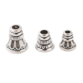 Tibetan Style Alloy Bead Cone, Cadmium Free & Lead Free, Turriform