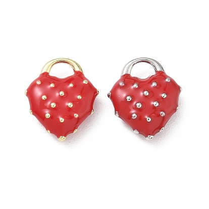 Подвески из эмали и сплава, сердце прелести, долговечный