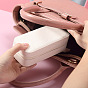 Mini PU Leather Jewelry Set Zipper Box, Travel Portable Jewelry Organizer Case for Earrings, Necklaces, Rings