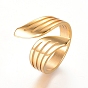 304 Stainless Steel Finger Rings, Cuff Rings, Open Rings