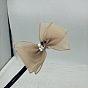 Шикарный пучок для волос с бантиком для создания легких элегантных причесок - летний сетчатый головной убор в виде бабочки