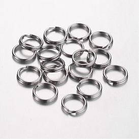 304 Stainless Steel Split Rings，Double Loops Jump Rings