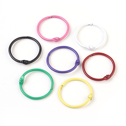 Экологически чистое железо, переплет для книг с вкладными листами, шарнирные кольца, без свинца и без никеля 