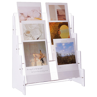 3-уровневые акриловые подставки для спортивных карточек