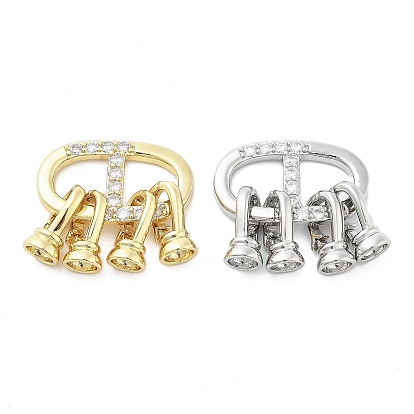 Латунь раз по сравнению с застежками, с ааа класс фианитами, без кадмия, без никеля и без свинца, овальные