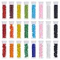3 Style Glass Seed Beads, Opaque Colours Seed, Small Craft Beads for DIY Jewelry Making, Round