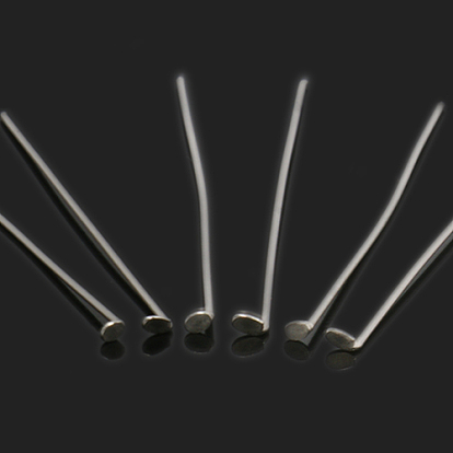 304 Stainless Steel Flat Head Pins, 0.6mm thick