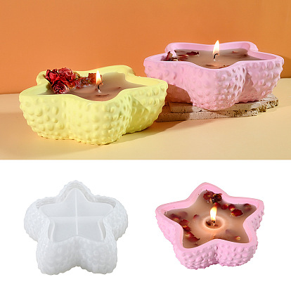 Силиконовые формы, формы для подсвечников, формы для литья гипсовой смолы, белые