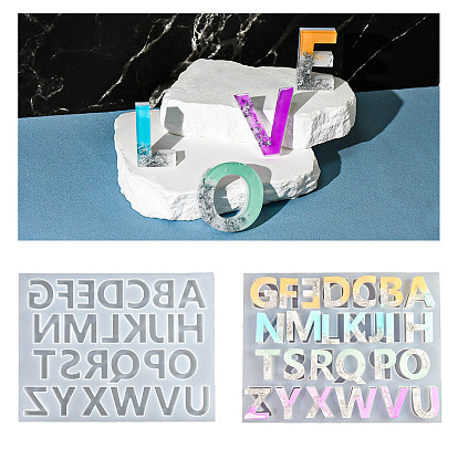 Diy silikon display formen, Gießformen aus Harz, Ton Handwerk Werkzeug, Buchstabe