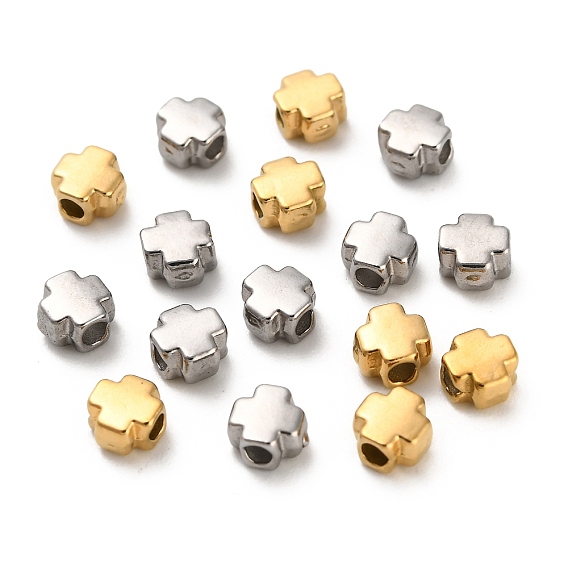 304 из нержавеющей стали бусы, крестик