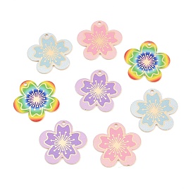 Подвески из эмали и сплава, , золотые